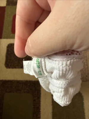 aerie White Ribbed Lace Bralette thumbnail 3