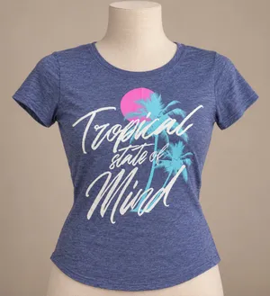 Anvil Tropical State of Mind Graphic T-Shirt Size Small thumbnail 2