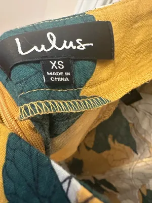 Lulus Isla Mujeres Yellow Tropical Print Tie-Back Wide Leg Jumpsuit thumbnail 10