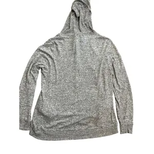 Anthropologie Saturday Sunday‎ womens Heathered gray pullover hoodie size Small thumbnail 2