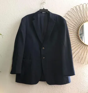 Stafford Blazer Sport Coat Jacket Blazer Suit Gold Two 2 Button thumbnail 1