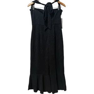 NWT Hutch Anthropologie Halter Lace Corset Underwire Fit & Flare Midi Dress‎ M thumbnail 7