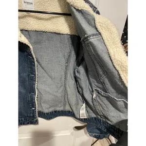 Kensie jean jacket Sherpa collar size XL thumbnail 5