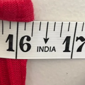 Michael‎ Michael Kors Ribbed Knit Midi Dress Red Pink Ring Shoulder Belted Small thumbnail 8