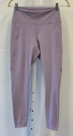 Uniqlo AIRism UV Protection Soft Pocket Leggings Purple Lilac Medium Athleisure thumbnail 1