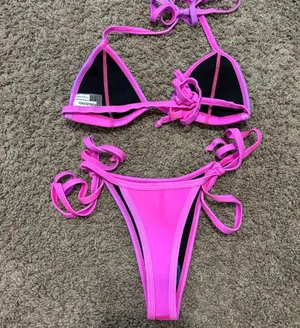 Hoaka Pink & Purple Ombre Bikini Set thumbnail 2