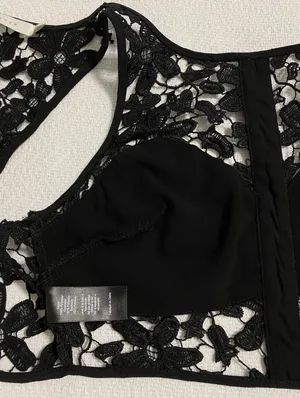 Lush Clothing Lace Crop Top thumbnail 6
