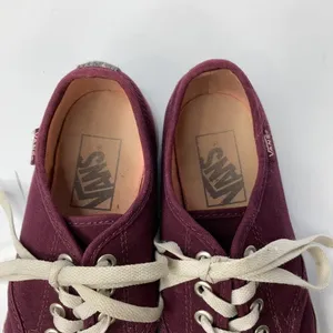 Vans maroon sneakers‎ size 7 thumbnail 3