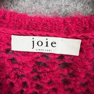 Joie Vara Alpaca Blend Cardigan Sweater Womens XS Pink Open Knit Feminine Cozy thumbnail 11