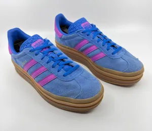 Adidas Gazelle Bold Lucid Blue/ Lucid Pink Color Way. SZ 9.5 Women’s thumbnail 1
