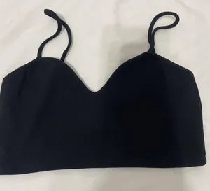 ZARA Top Crop Black Small Women’s thumbnail 1