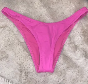 NWT Skims Tanga Bikini Bottom in Taffy Pink thumbnail 1