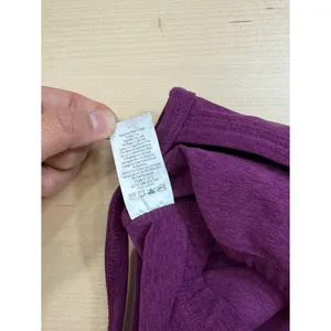 Beyond Yoga Womens Large Spacedye Slim Racerback Cropped Tank Bra Aubergine Beet thumbnail 7