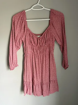Hollister Dusty Rose Floral Mini Dress thumbnail 1