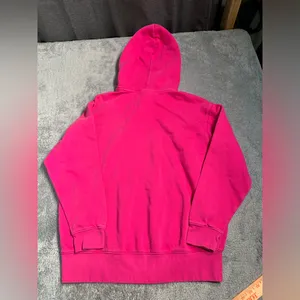 Nike center swoosh hot Pink Hoodie Sweatshirt XS thumbnail 8