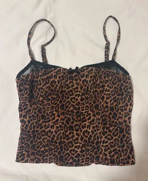 Edikted Top Tank Lace Trim thumbnail 1