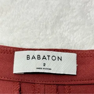 Babaton Terracotta‎ Maroon Wide Leg Pants Size 2 thumbnail 6