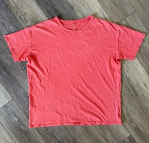 Aerie Coral Oversized Boyfriend Tee thumbnail 1