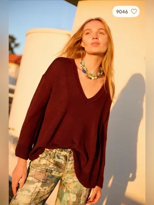 Free people Isadora reversible sweater tunic decadent $68 thumbnail 4