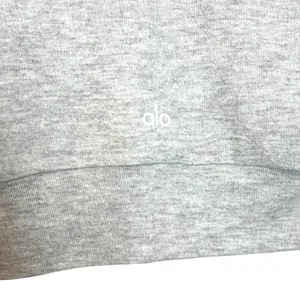 alo Alolux Cropped Me Time Cardigan *Athletic Heather Grey thumbnail 8