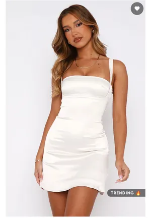 White fox mini pearl dress thumbnail 1