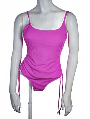 Shade & Shore Women's Pink One Piece Swimsuit Size S (4-6) thumbnail 3