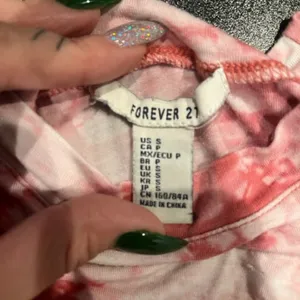 Forever 21 Womens Small Pink Tie Dye T‎ Shirt Short Sleeves Crew Neck thumbnail 3