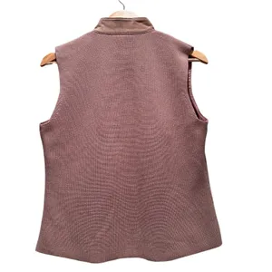 JH Collectibles Petite Suede Studded Vest Taupe Boho Western Y2K‎ Large thumbnail 2
