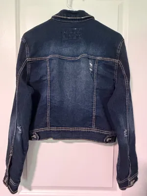Amethyst Dark Denim Jean Jacket  thumbnail 9