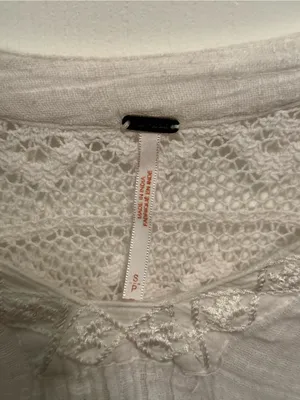 Free People Carry Me Away Crop Top in White thumbnail 4