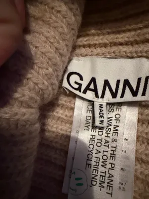 Ganni Wool Beanie Rib Knit thumbnail 4