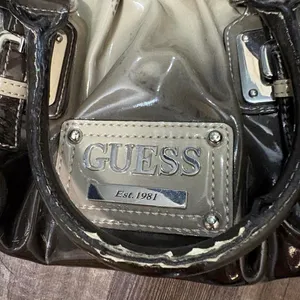 Y2K 2000s Guess black & gray handbag thumbnail 2