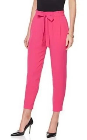 ✨Melissa McCarthy Seven7 Pink Tie Front Sz Medium Pants✨ thumbnail 1