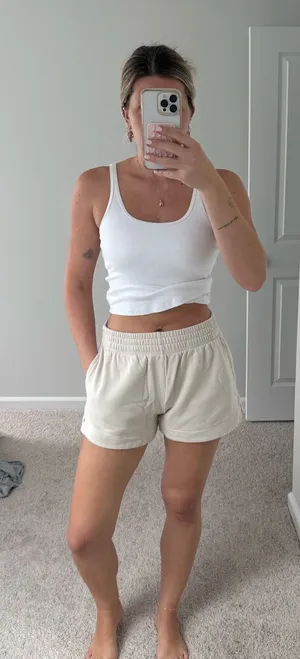 Lounge Shorts Tan Size M thumbnail 1