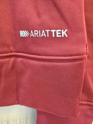{S} Ariat Women's Tek Crossover Sweatshirt Burnt Russet Red thumbnail 12