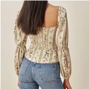 Reformation Cera Top In Heath Size 10‎ thumbnail 2