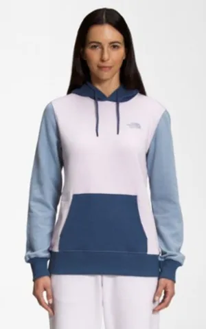 The North Face Pink & Blue Colorblock Pullover Hoodie Sweatshirt M thumbnail 1