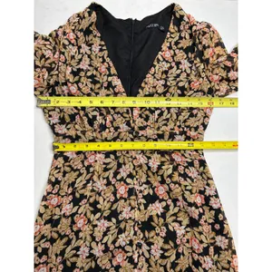 Nasty Gal Nothin'Bud Love Floral Long Sleeve Mini Dress in Women's Size 6 thumbnail 7