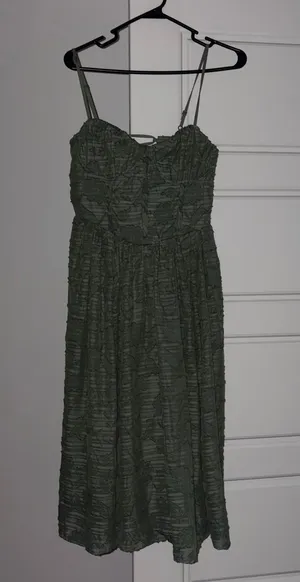 Jessica Simpson Green midi dress thumbnail 1