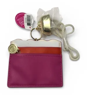 Bath Body Works Pink Wearable Lanyard Pocketbac Id Holder Keyring thumbnail 1
