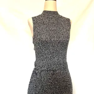 Y2K Great American Sweater Mockneck Dress Sz M Scandi Office Academia Bodycon thumbnail 3