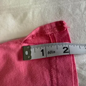 PINK Victoria's Secret Pink Long Sleeve Tee Black Mesh Detail Medium Oversized thumbnail 9