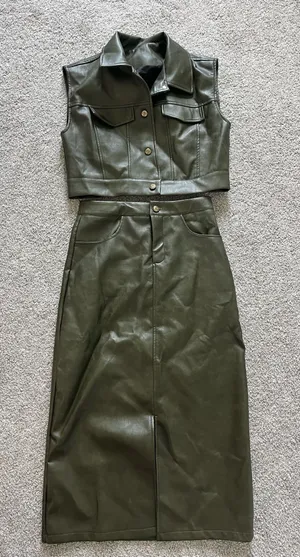 Leather Set Green Size M thumbnail 1