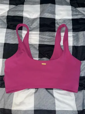 L*Space Active pink sports bra in a L #activewear #fitness thumbnail 2