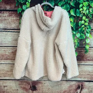 Urban Outfitters Inspired Beatriz Fuzzy Reversible Coat Jacket L Floral Fleece thumbnail 5