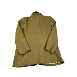 FrenchMauve Issac Layered Blazer Olive Green Oversized Lined Jacket Large thumbnail 6