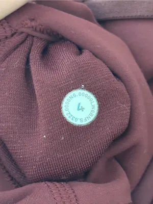 Lululemon Wunder Train High-Rise Crop 23" Mulled Wine Red thumbnail 4