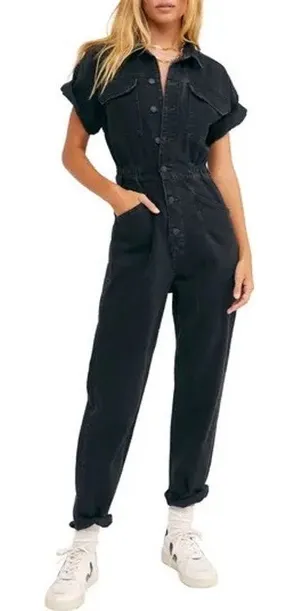 Free People Marci Coverall, L thumbnail 1