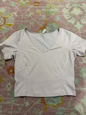 Lululemon Nulu Cropped Slim Yoga Short Sleeve thumbnail 2