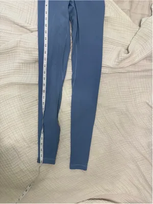 Women's Lululemon Blue Leggings Size 0 Dusty Blue thumbnail 11